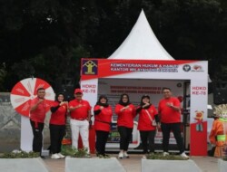 Ibnu Chuldun Bersama Jajaran Kanwil Kemenkumham DKI Buka Legal Expo Car Free Day, Ratusan Orang Kunjungi Booth
