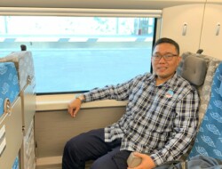 Jajal Kereta Cepat Bandung – Jakarta, Adhy Santoso, MBA : Turun di Halim, Naik LRT Sampai di Kuningan