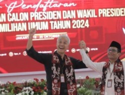 Ganjar-Mahfud Resmi Daftar Capres-Cawapres ke KPU RI