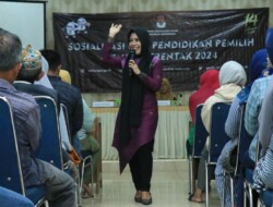 Sosialisasi KPU dan Komisi ll, Rezka Oktoberia Ajak Masyarakat Jangan Sebar Berita Hoax