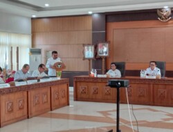 Pj Bupati Bartim Melakukan Rapat Terkait Potensi Titik Rawan Korupsi Yang Terjadi di Lingkup Pemerintah Kabupaten Bartim