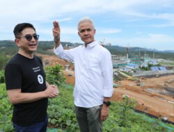 Capres Ganjar Pranowo dan Ketua TPN Arsjad Rasjid Kunjungi IKN :  Tetap akan  Dilanjutkan