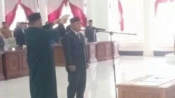 Pengambilan/Pengucapan Sumpah/Janji PAW Anggota DPRD Barsel Nahwan Masa Jabatan 2019 – 2024