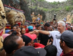 Ratusan Penari Reog dan Kuda Lumping Sambut Kedatangan Ganjar ke Museum Reog di Jawa Timur