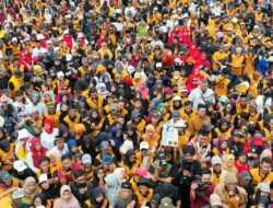 Dihadapan Lautan Massa di Tasikmalaya, Mahfud Janjikan Lunasi Hutang Petani Rp688 miliar