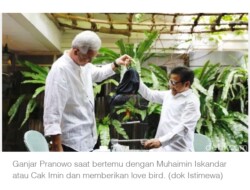 Ganjar Bertemu Cak Imin Saat Ziarah ke Makam Mbah Bisri di Jombang, Bangun Koalisi Putaran Kedua?
