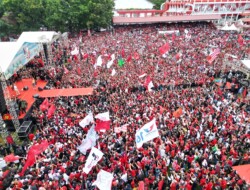 Ganjar Bergetar Rasakan Gelombang Kemenangan Satu Putaran di ‘Hajatan Rakyat’ Sulawesi Utara