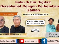 SATUPENA akan Diskusikan Buku di Era Digital dengan Pembicara Bagus M. Adam dan Jonminofri