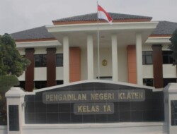 Pengadilan Negeri Klaten Menjatuhkan Pidana Penjara lima Bulan Kepada Pelaku Penambangan ilegal