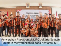 Musta’in, M.Pd Beserta Jajaran PAC Pasar Minggu Terima Kunjungan Kerja MPC Pemuda Pancasila Jakarta Selatan