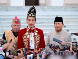 Presiden Jokowi Bersyukur Rangkaian Upacara HUT Ke-79 RI di IKN Berjalan Khidmat