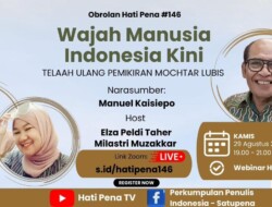 SATUPENA Akan Diskusikan Wajah Manusia Indonesia Kini Bersama Narasumber Manuel Kaisiepo