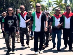 Agenda Aksi Damai GPK Aliansi Tepi Barat di Depan Pengadilan Negeri Magelang Menuntut Hukuman Berat Bagi Kyai Cabul