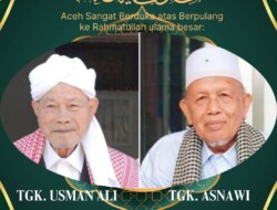 Aceh Berduka, Dua Ulama Kharismatik Dipanggil Sang Khaliq.