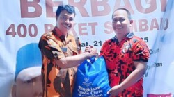 Ramadhan Berbagi, PAC Pemuda Pancasila Pasar Minggu Bagikan Ratusan Paket Sembako
