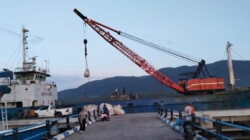 Dermaga Teluk Sulaiman Berau Ukir Sejarah Baru,Terima Kedatangan Kapal Kargo KM Karya Niaga