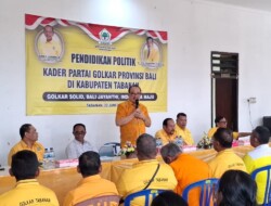 Golkar Bali Gelar Pendidikan Politik di Tabanan, Dorong Soliditas dan Adaptasi Kader