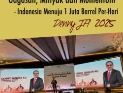GAGASAN, MINYAK DAN MOMENTUM – Indonesia Menuju 1 Juta Barrel Per Hari
