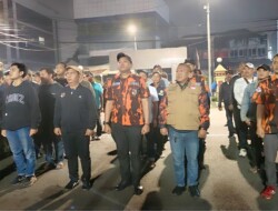 Antisipasi Demo yang Anarkis, PAC Pemuda Pancasila Turut Serta Amankan Mapolsek Pasar Minggu