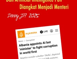 DAN ARTIFICIAL INTELLIGENCE PUN DIANGKAT MENJADI MENTERI