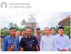 Warga Padang Sidempuan Bangun Monumen Patung Presiden Prabowo, Sebagai Simbol Persatuan dan Perjuangan