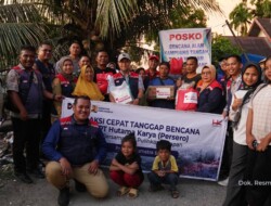 Respon Imbauan BP BUMN, Hutama Karya Salurkan Bantuan bagi Korban Bencana di Sumatera Barat