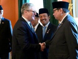 Menko Perekonomian Airlangga Dampingi Pertemuan Bilateral Presiden Prabowo dengan PM Inggris