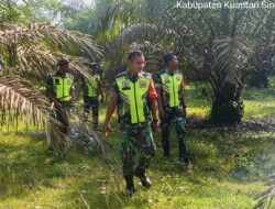 TIDAK BERGANTUNG CUACA, BABINSA KORAMIL 06/CERENTI TETAP SIAGA KARHUTLA