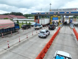 Tahun Baru di Sumatera, Trafik Tol HK Gila gilaan, Ada Naik Sampai 132 Persen