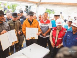 600 Huntara Kolaborasi Hutama Karya Cs Diserahkan ke Pemda Aceh Tamiang