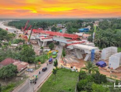 Jambi Makin Dekat, HKi Rampungkan Konstruksi Tol Palembang – Betung 50,16 Persen