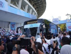 Hutama Karya Lepas 630 Pemudik ke Delapan Tujuan di Jawa dan Sumatera