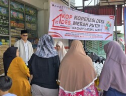 Jelang Lebaran, Koperasi Desa Merah Putih Nagari Batang Barus Gelar Bazar Sembako Murah