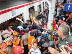 Korban Agro Bromo Vs Commuter Line di Bekasi, 7 Meninggal dan 81 Dirawat, Dony Oskaria Tinjau Lokasi