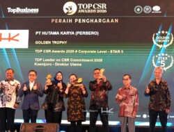 Hutama Karya Raih Tiga Penghargaan TOP CSR Awards 2026