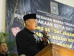 Persaudaraan Setia Hati Terate (PSHT) Cabang Se-DKI Jakarta dan Kota Bekasi Sukses Gelar Pengesahan Bersama Warga Tingkat l